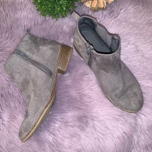 Lurex chelse grey textile ankle boots size 5